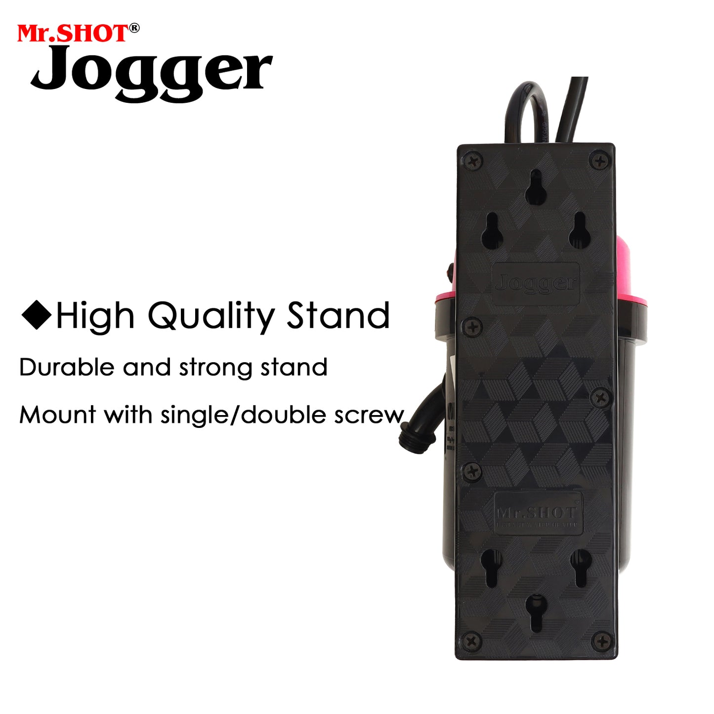 Mr.SHOT® 2.0 Jogger | Dual Thermostat model with built-in ON/OFF switch | DARK PINK