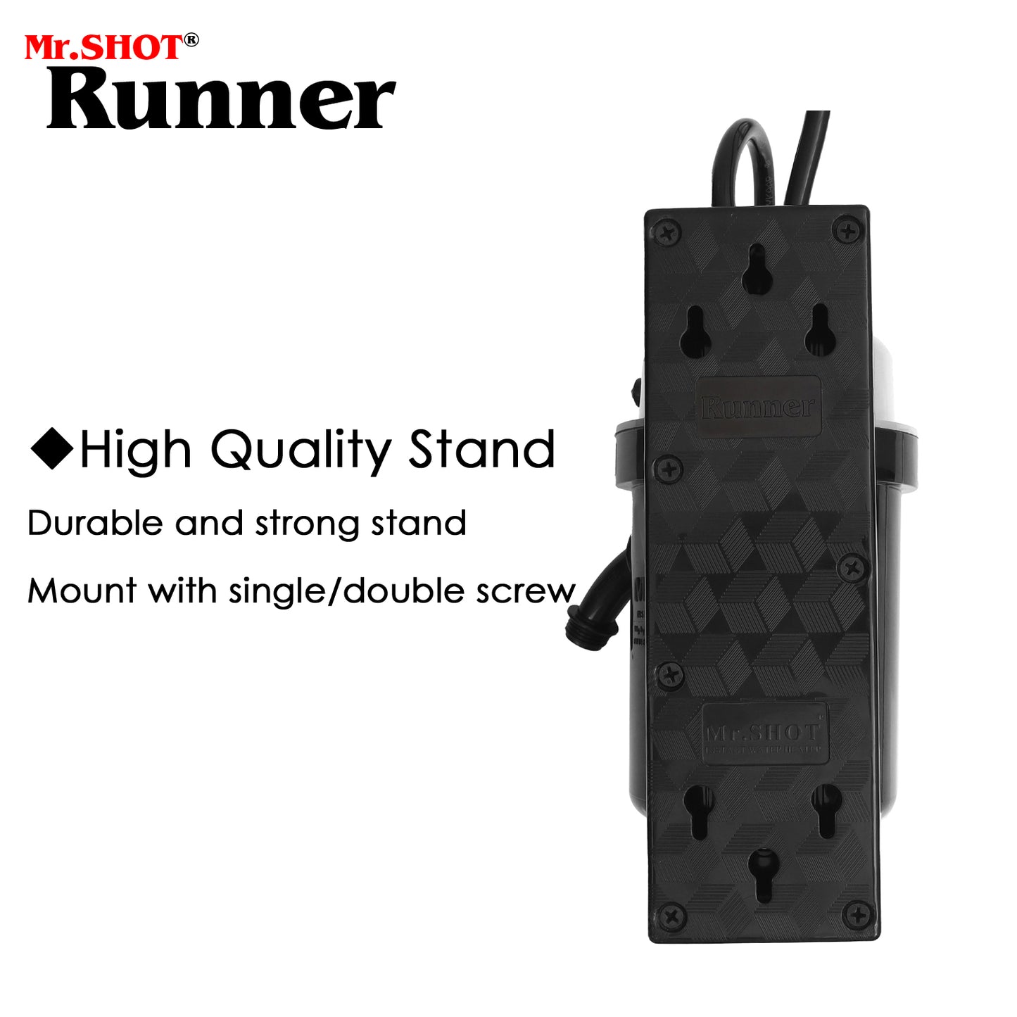 Mr.SHOT® 2.0 Runner | Dual Thermostat model with built-in MCB | METALLIC GREY