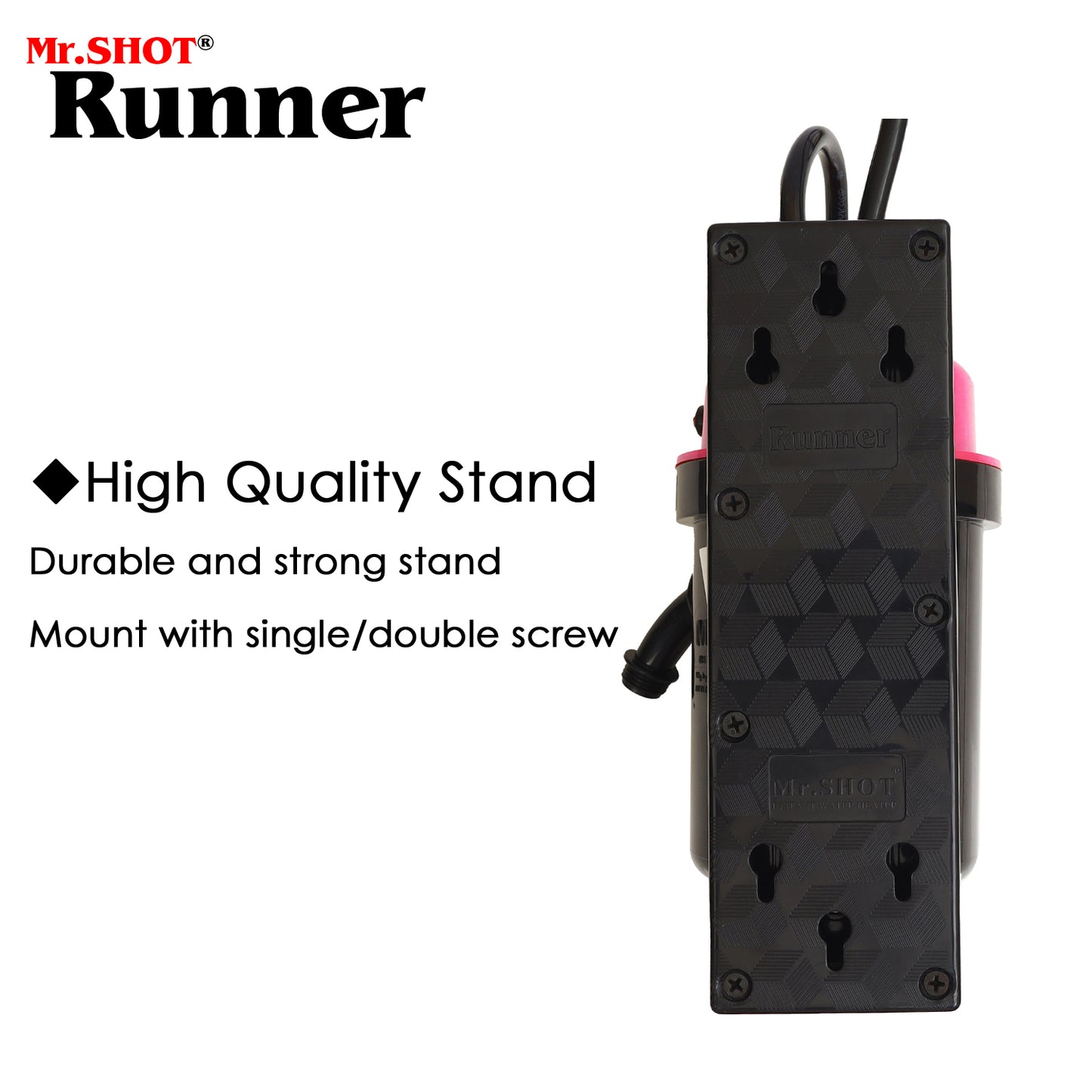 Mr.SHOT® 2.0 Runner | Dual Thermostat model with built-in MCB – DARK PINK