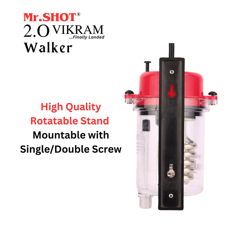 Mr.SHOT® Vikram Walker | Transparent instant water heater with engineering-grade polycarbonate body | DARK PINK