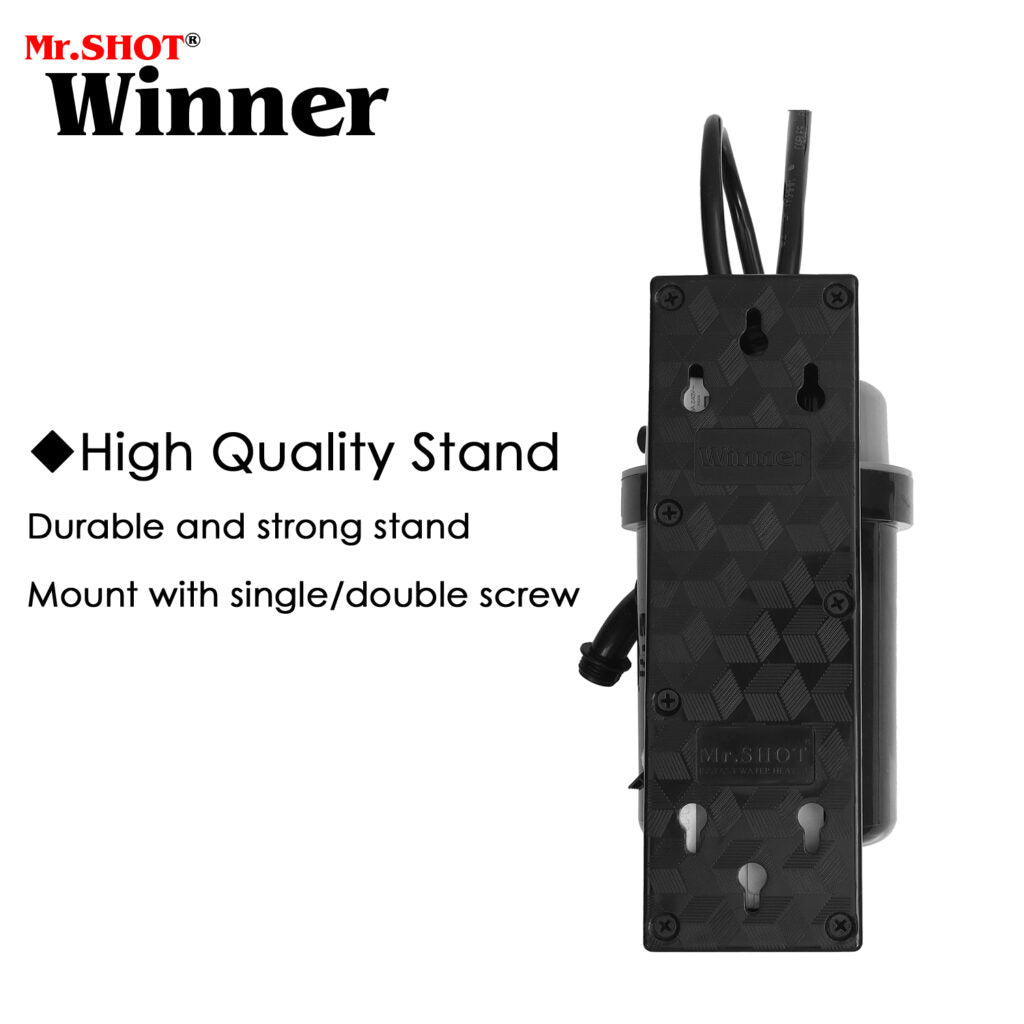 Mr.SHOT® 2.0 Winner | Flagship model with ON/OFF switch and MCB | DARK GREY