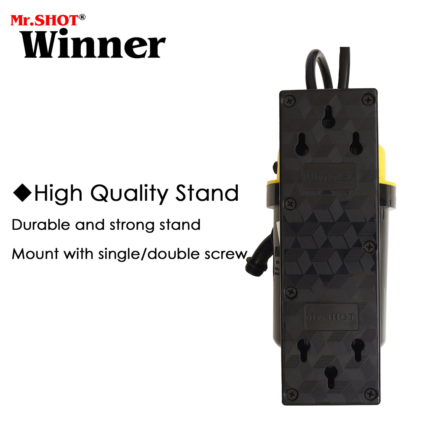 Mr.SHOT® 2.0 Winner | Flagship model with ON/OFF switch and MCB | YELLOW