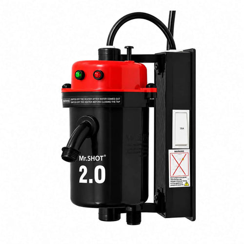 Mr.SHOT® 2.0 Jogger | Dual Thermostat model with built-in ON/OFF switch | RED