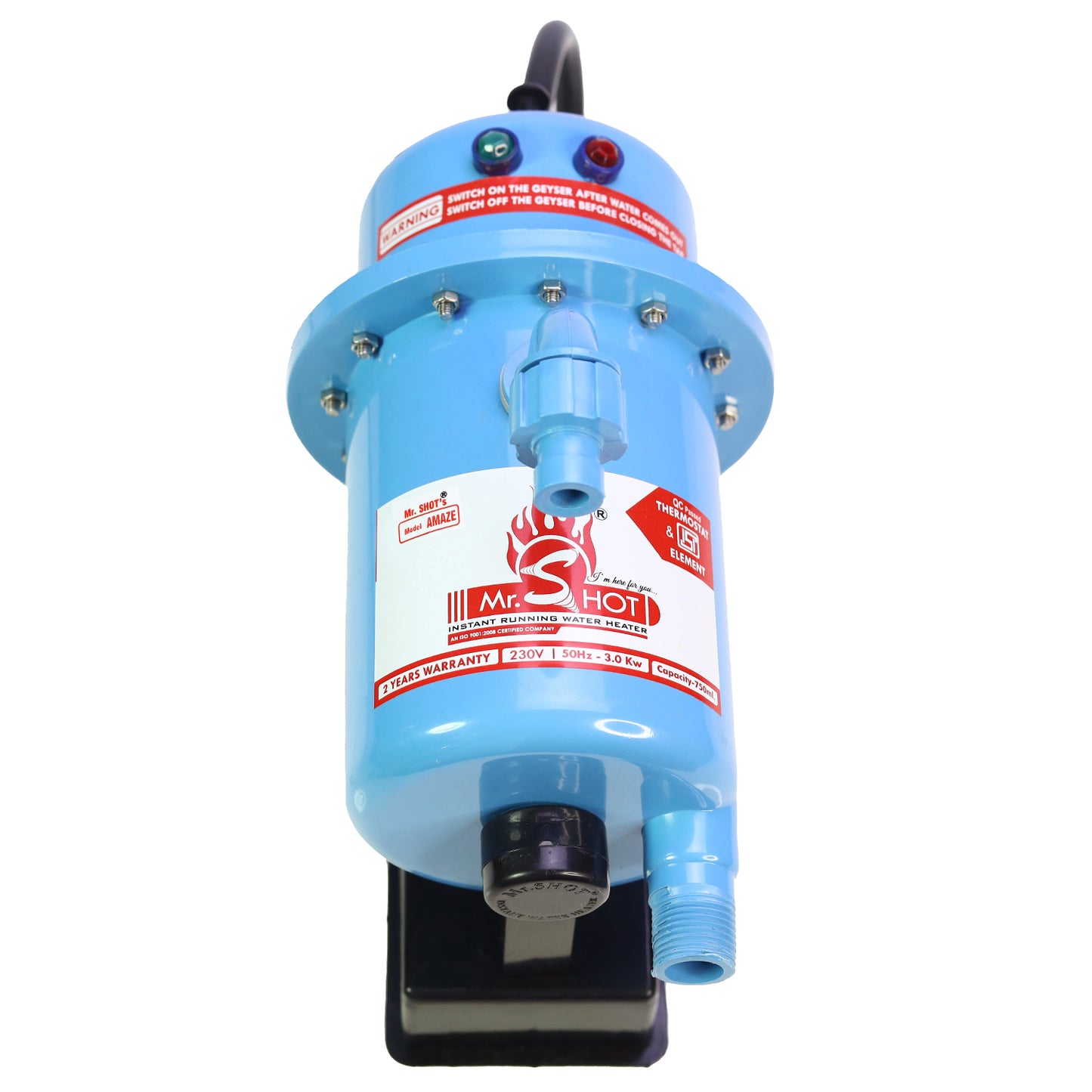 Mr.SHOT® Amaze | Top premium model with ON/OFF switch and MCB | BLUE