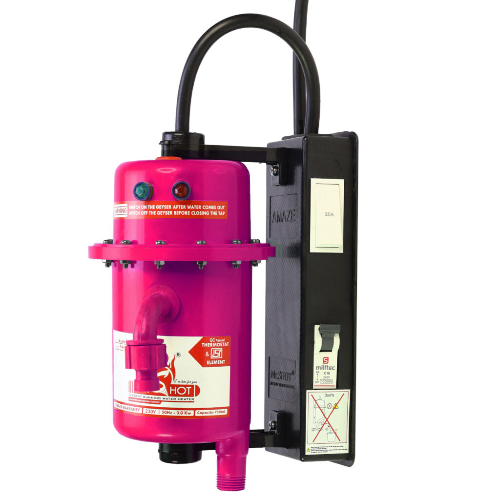 Mr.SHOT® Amaze | Top premium model with ON/OFF switch and MCB | PINK