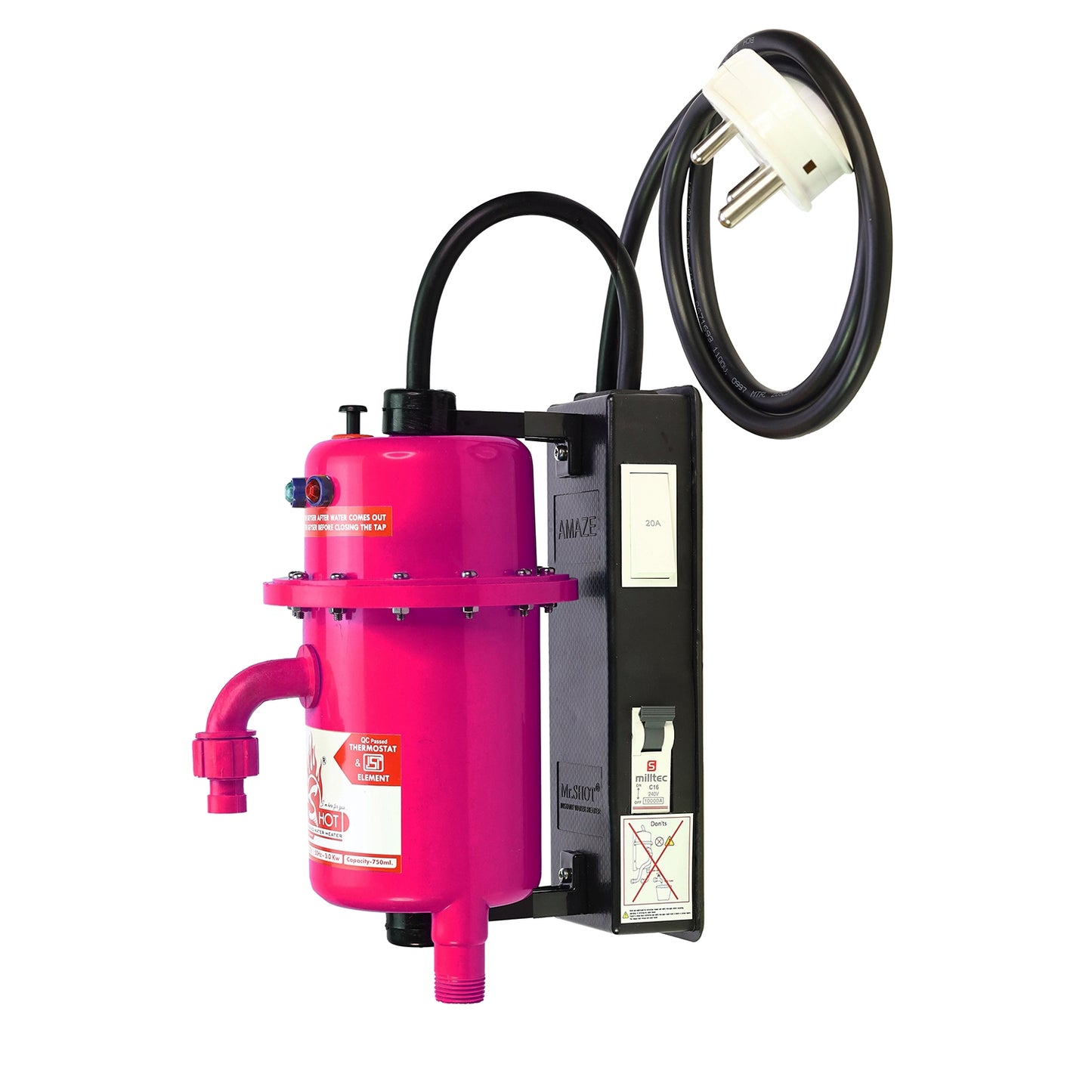 Mr.SHOT® Amaze | Top premium model with ON/OFF switch and MCB | PINK