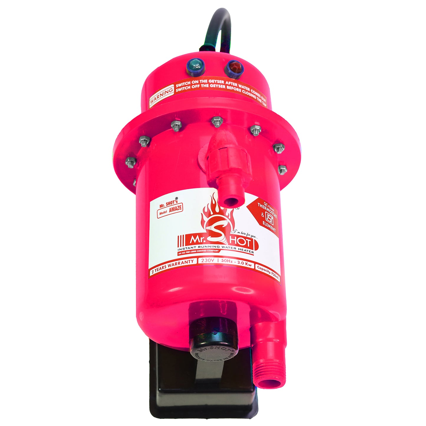 Mr.SHOT® Amaze | Top premium model with ON/OFF switch and MCB | PINK