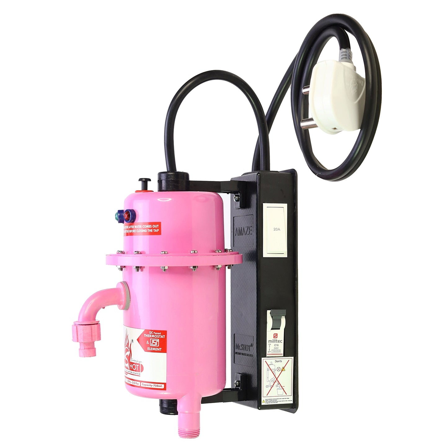 Mr.SHOT® Amaze | Top premium model with ON/OFF switch and MCB | ROSE