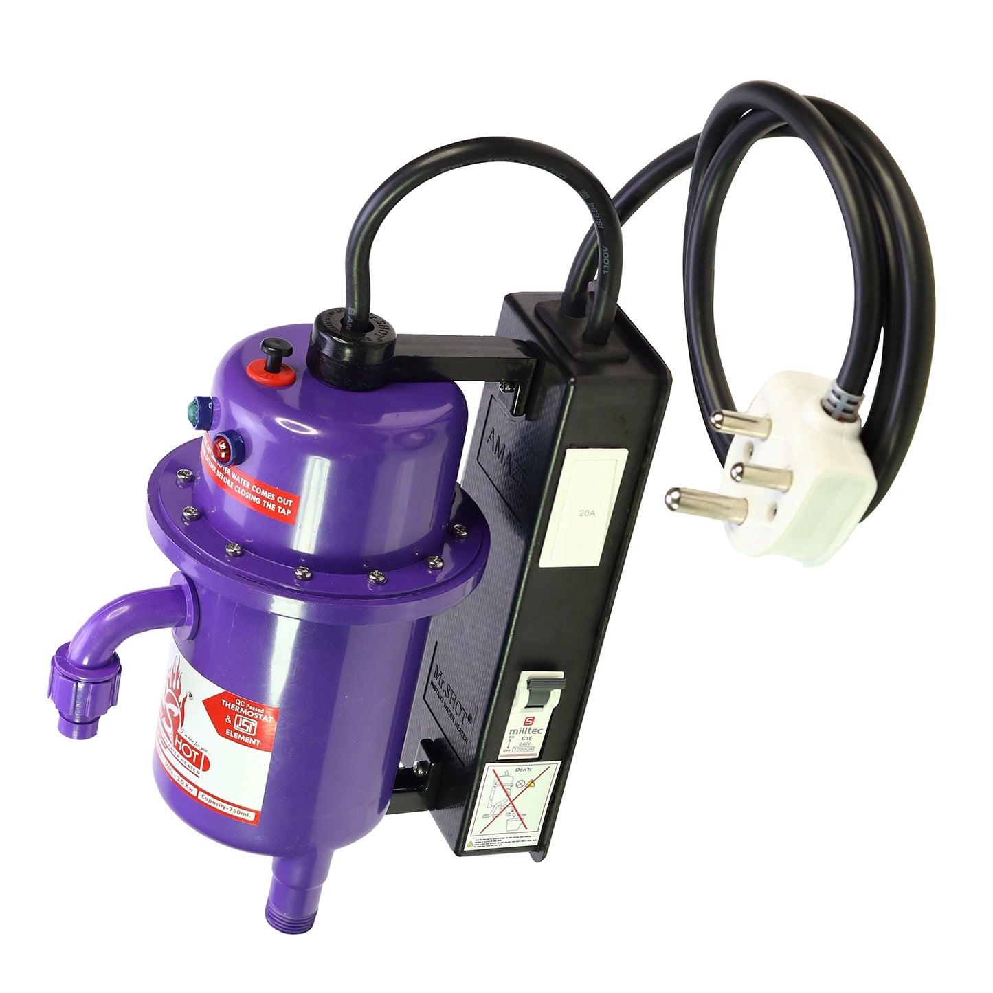 Mr.SHOT® Amaze | Top premium model with ON/OFF switch and MCB | VIOLET