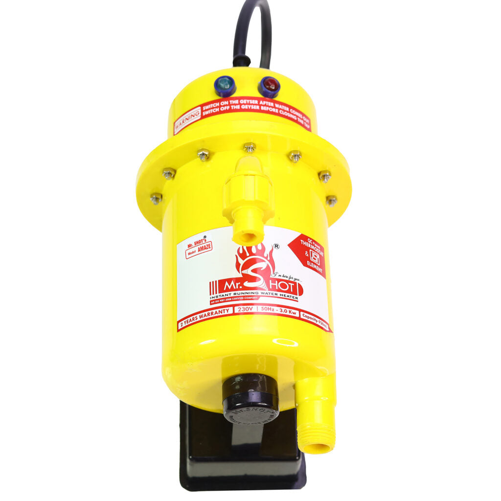 Mr.SHOT® Amaze | Top premium model with ON/OFF switch and MCB | YELLOW