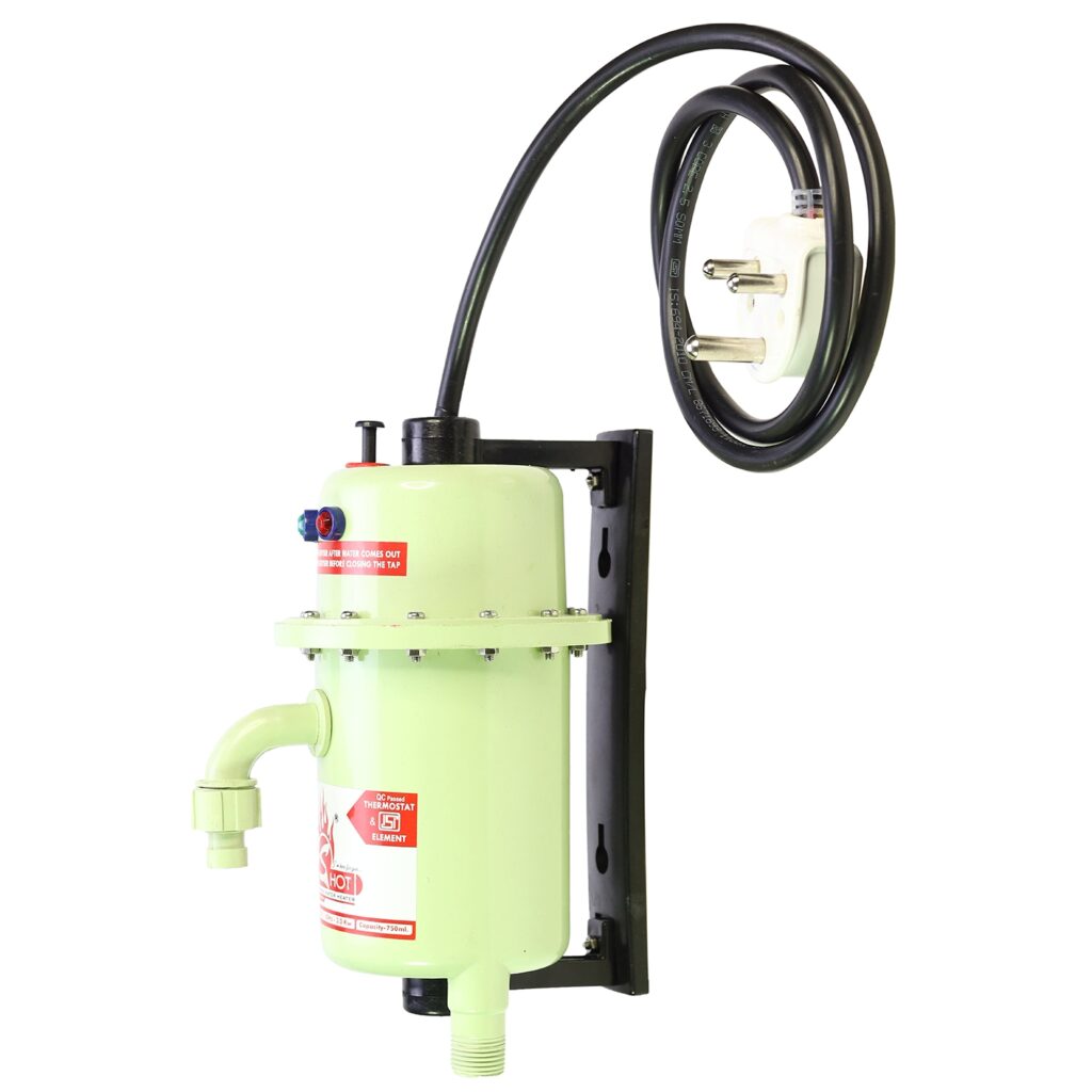 Mr.SHOT® Classic | Premium 3000W instant water heater with durable ABS body | Green