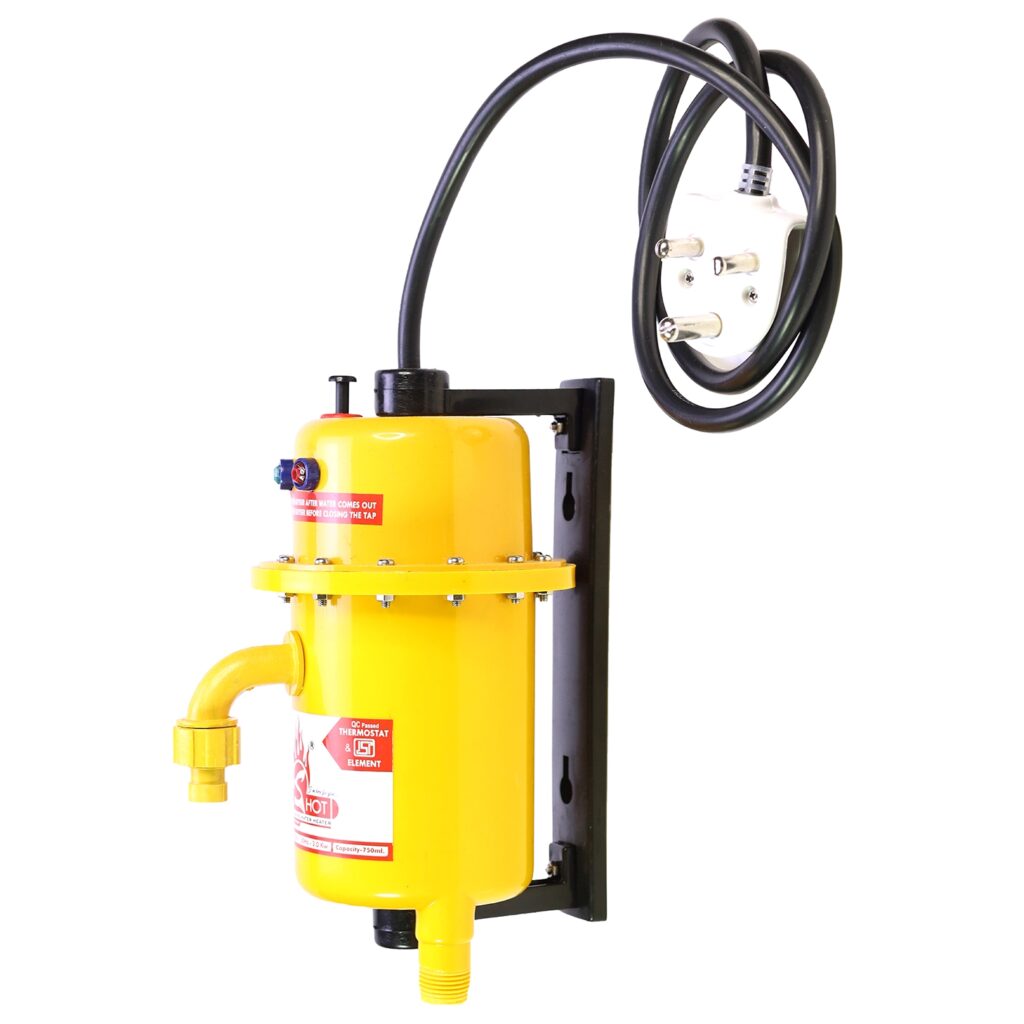 Mr.SHOT® Classic | Premium 3000W instant water heater with durable ABS body | Orange