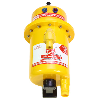Mr.SHOT® Classic | Premium 3000W instant water heater with durable ABS body | Orange