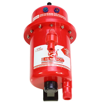 Mr.SHOT® Classic | Premium 3000W instant water heater with durable ABS body | Red Color