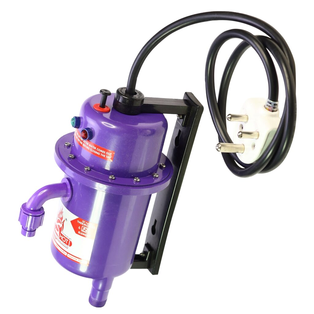 Mr.SHOT® Classic | Premium 3000W instant water heater with durable ABS body | Violet