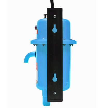 Mr.SHOT® Economy | 2800W instant water heater with 180° rotatable back stand for flexible installation | Blue
