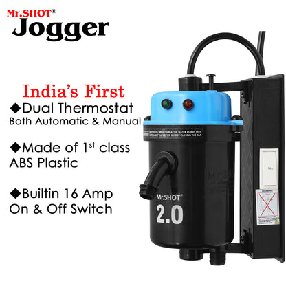 Mr.SHOT® 2.0 Jogger | Dual Thermostat model with built-in ON/OFF switch | BLUE