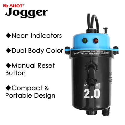 Mr.SHOT® 2.0 Jogger | Dual Thermostat model with built-in ON/OFF switch | BLUE