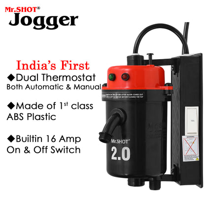 Mr.SHOT® 2.0 Jogger | Dual Thermostat model with built-in ON/OFF switch | RED