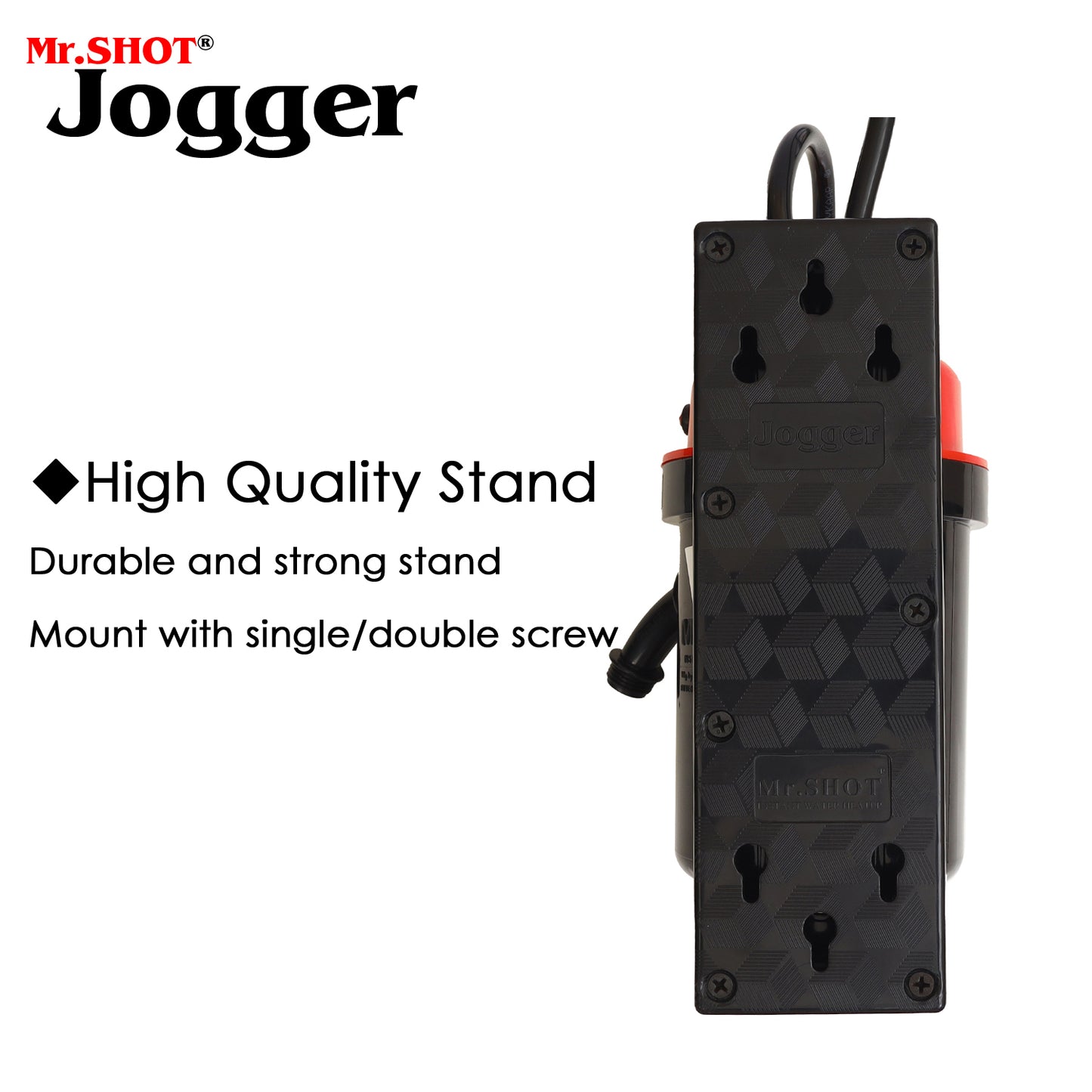 Mr.SHOT® 2.0 Jogger | Dual Thermostat model with built-in ON/OFF switch | RED