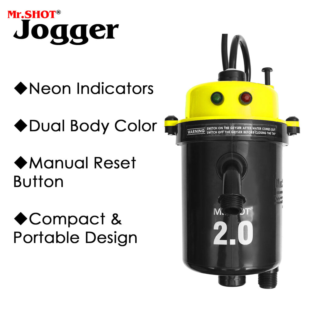 Mr.SHOT® 2.0 Jogger | Dual Thermostat model with built-in ON/OFF switch | Yellow
