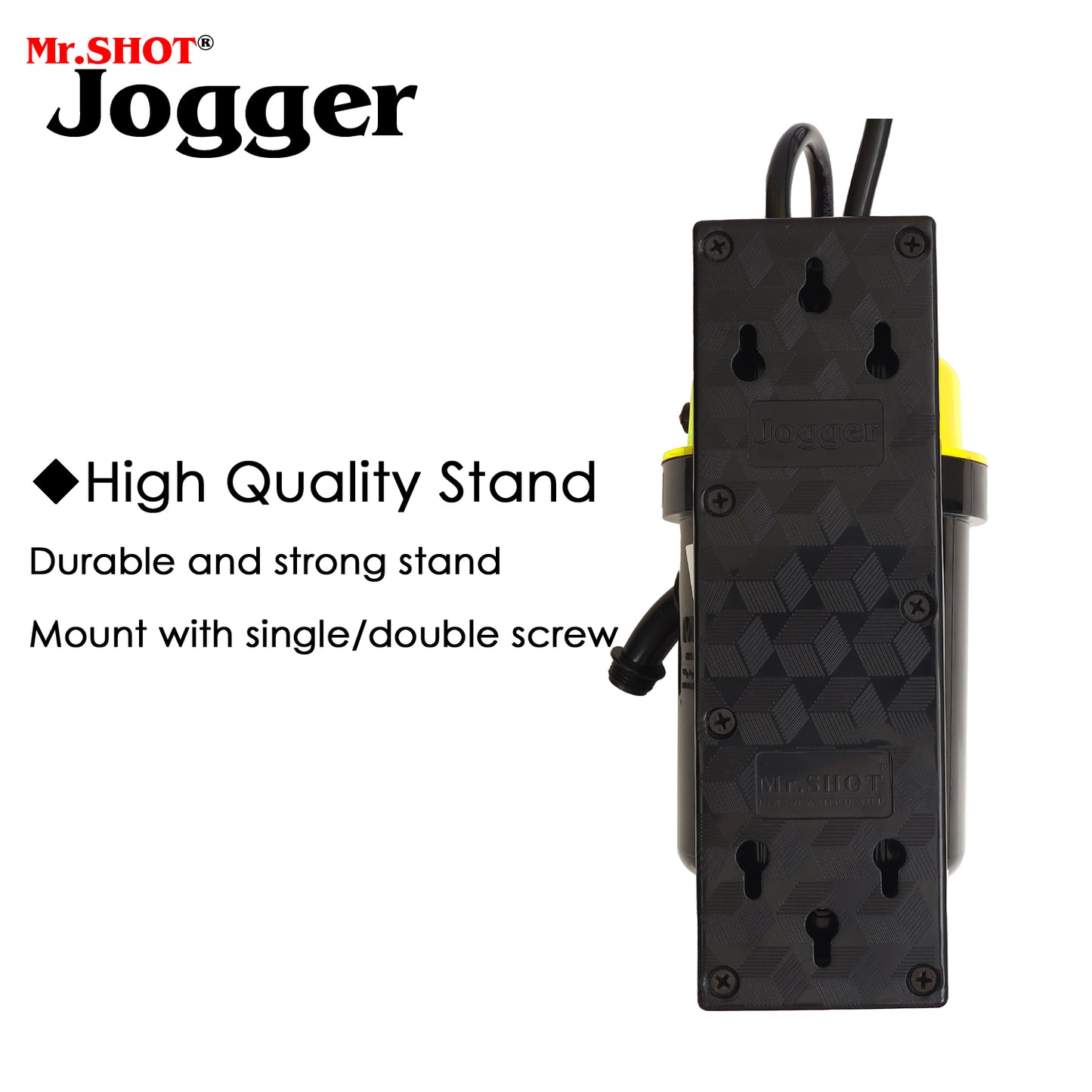 Mr.SHOT® 2.0 Jogger | Dual Thermostat model with built-in ON/OFF switch | Yellow