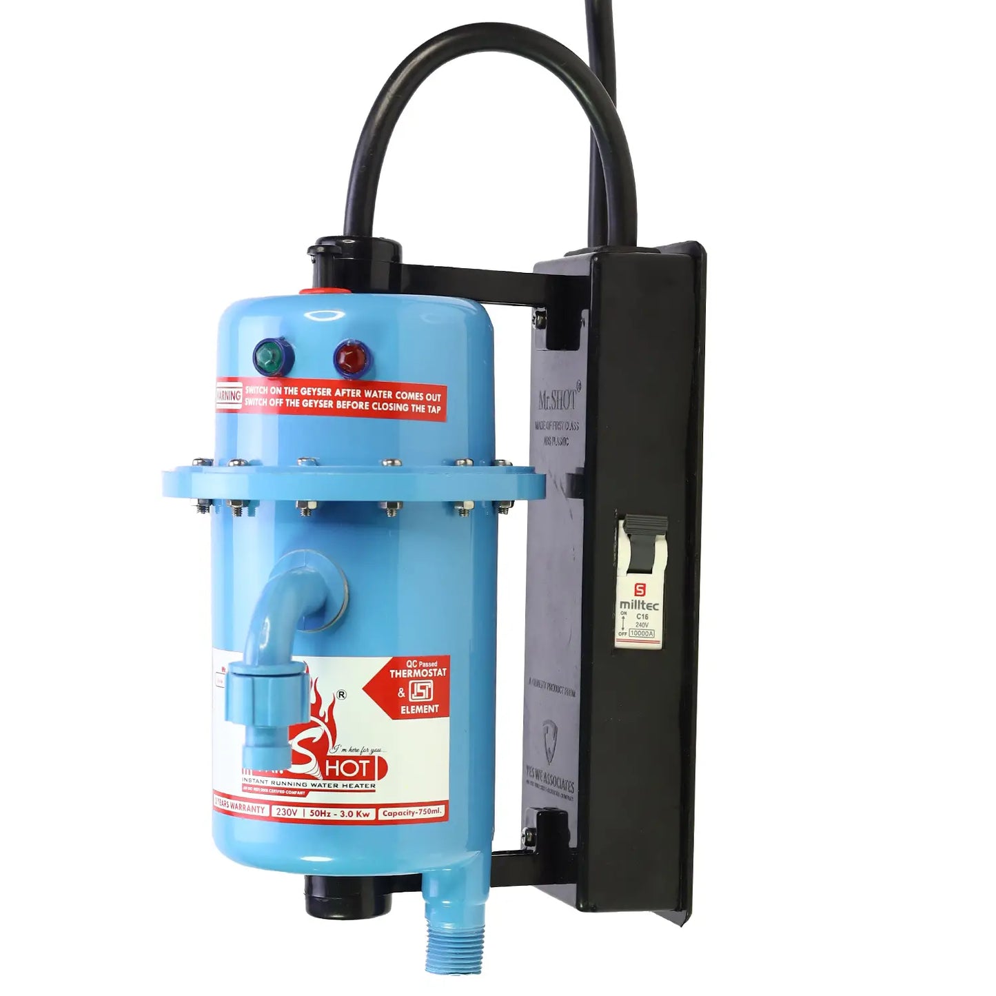 Mr.SHOT® Max | Premium 3000W model with built-in MCB protection | BLUE