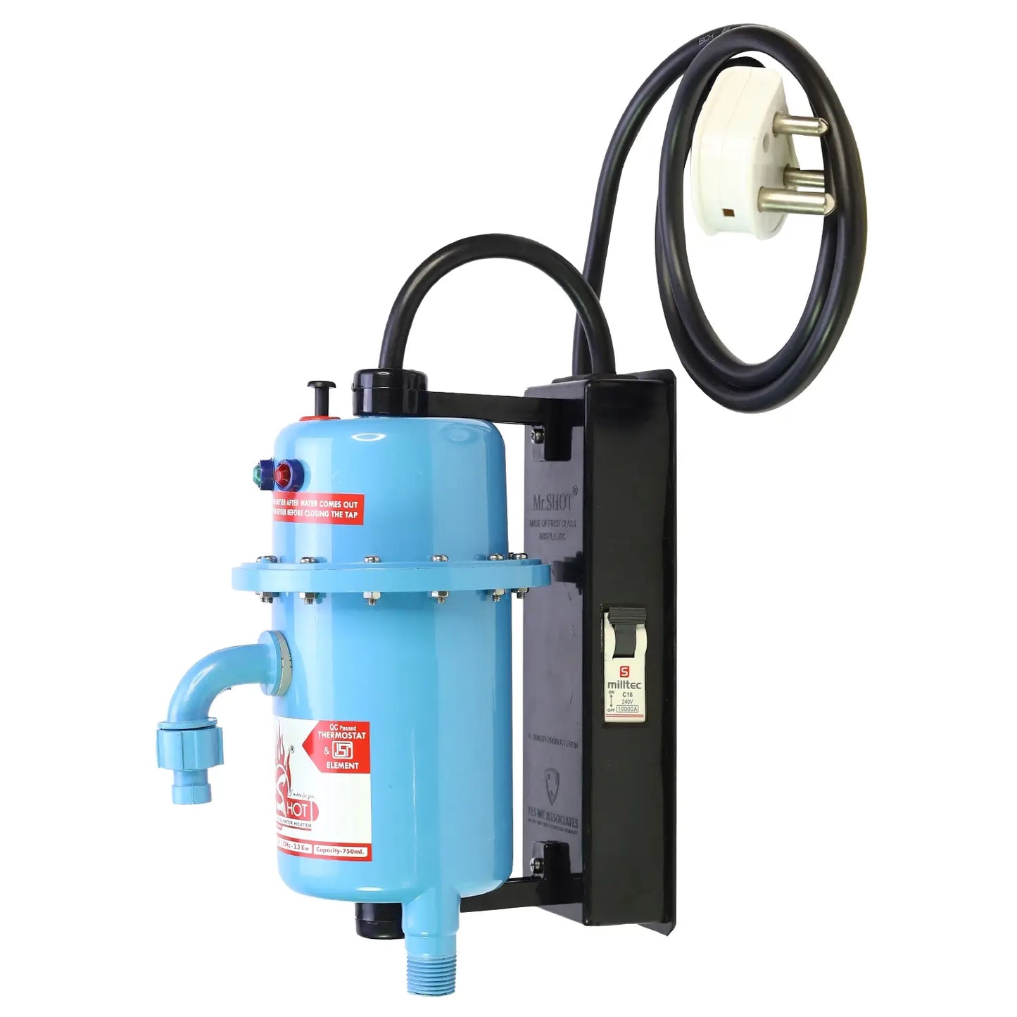 Mr.SHOT® Max | Premium 3000W model with built-in MCB protection | BLUE