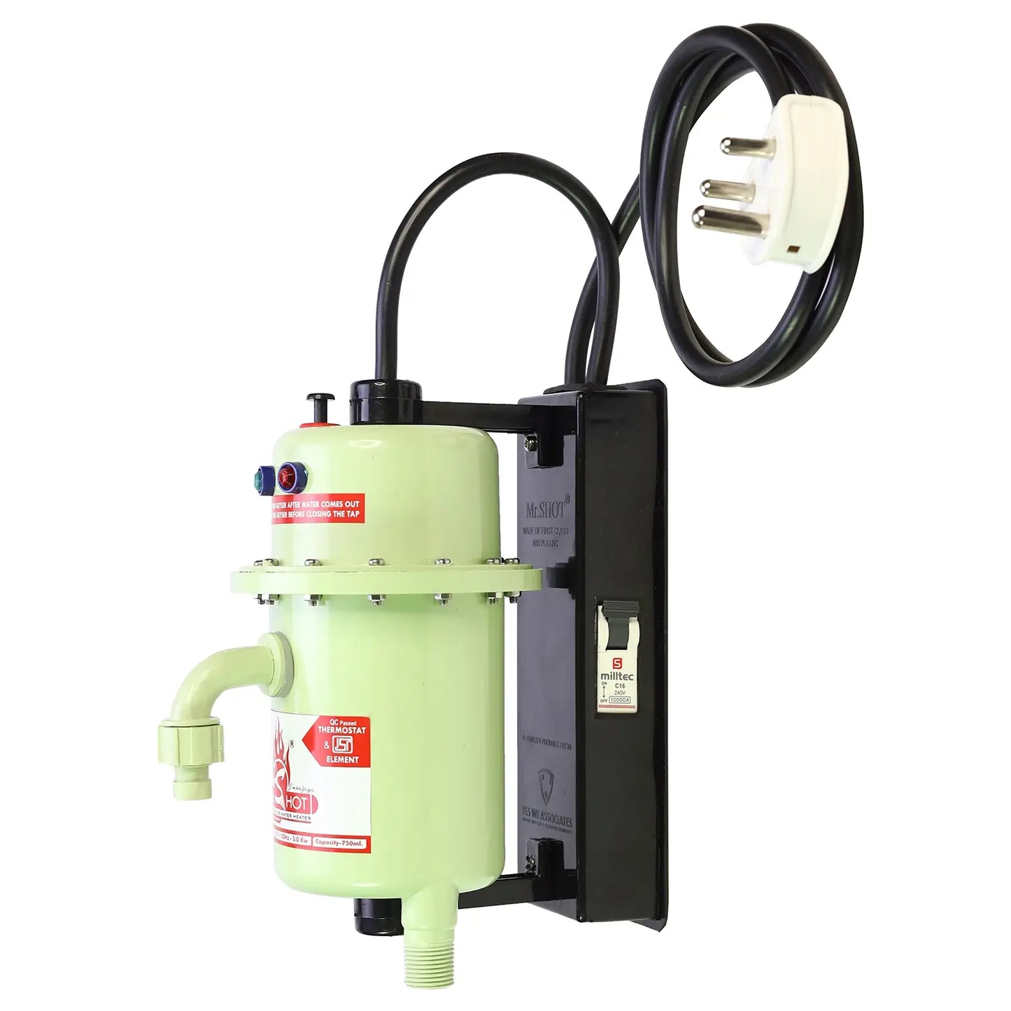 Mr.SHOT® Max | Premium 3000W model with built-in MCB protection | GREEN