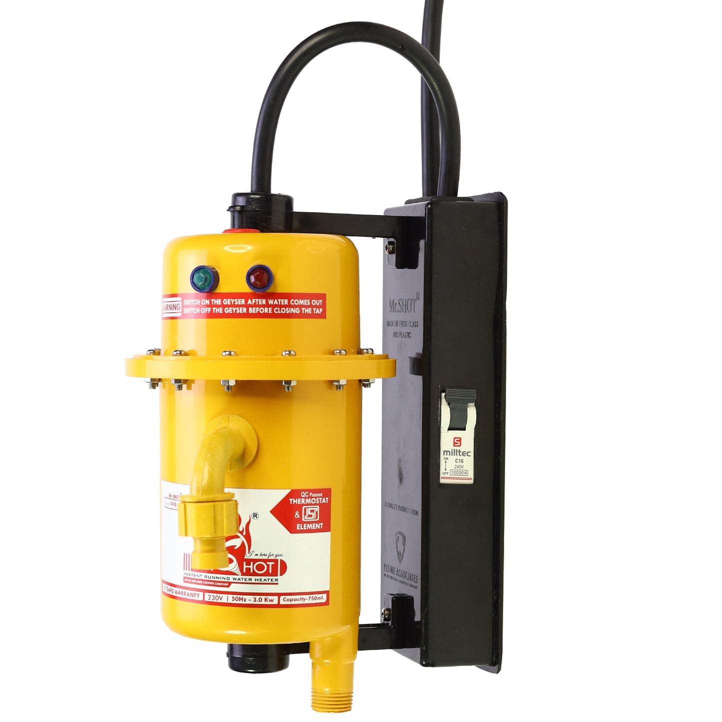 Mr.SHOT® Max | Premium 3000W model with built-in MCB protection | ORANGE