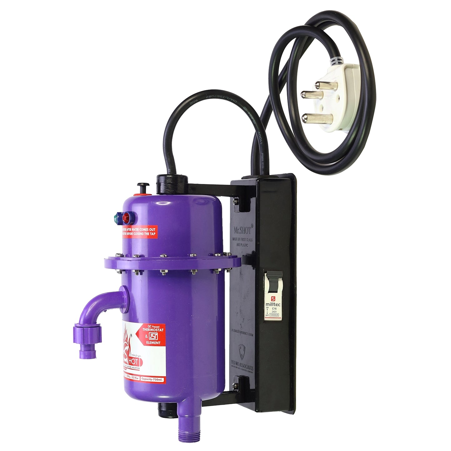 Mr.SHOT® Max | Premium 3000W model with built-in MCB protection | VIOLET