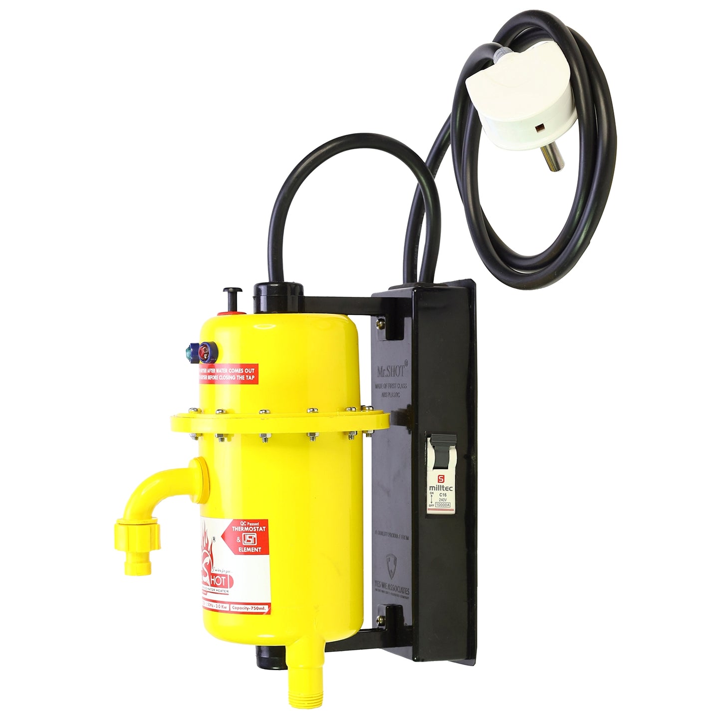 Mr.SHOT® Max | Premium 3000W model with built-in MCB protection | YELLOW