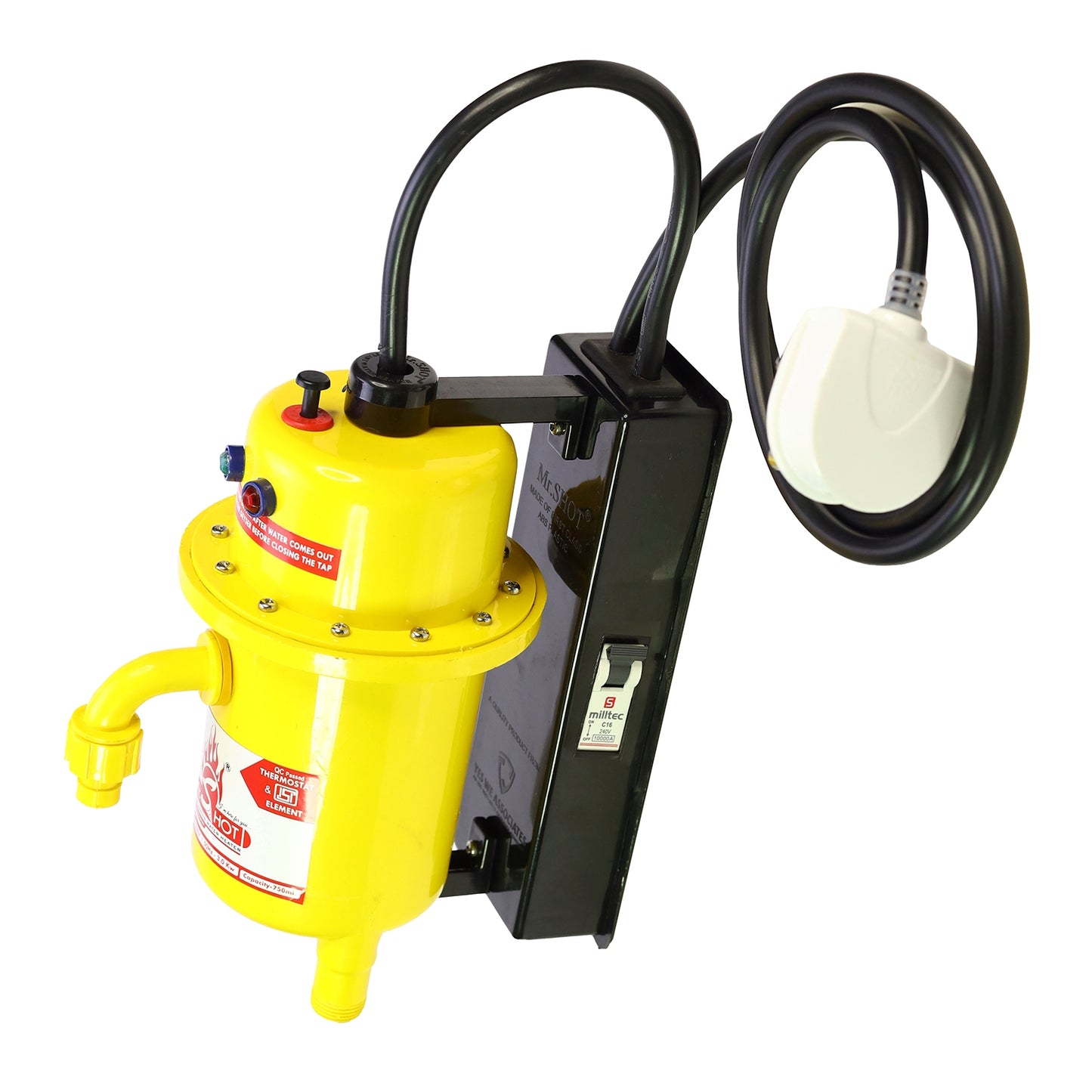 Mr.SHOT® Max | Premium 3000W model with built-in MCB protection | YELLOW