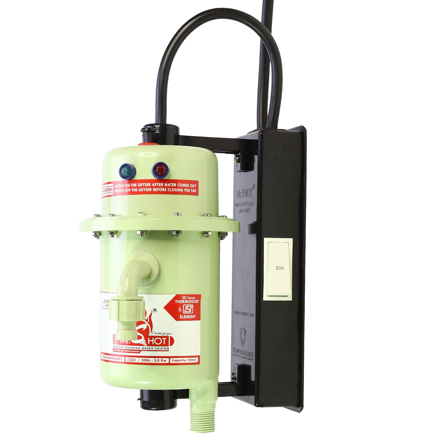 Mr.SHOT® Prime | Premium 3000W model with built-in ON/OFF switch | Green