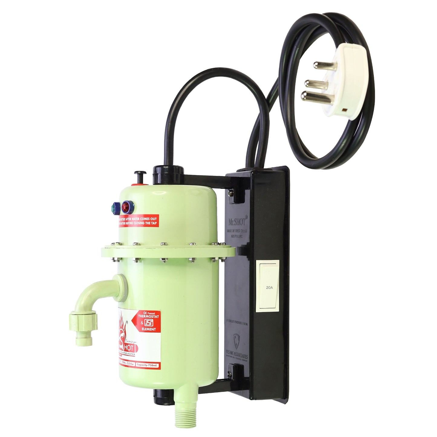 Mr.SHOT® Prime | Premium 3000W model with built-in ON/OFF switch | Green