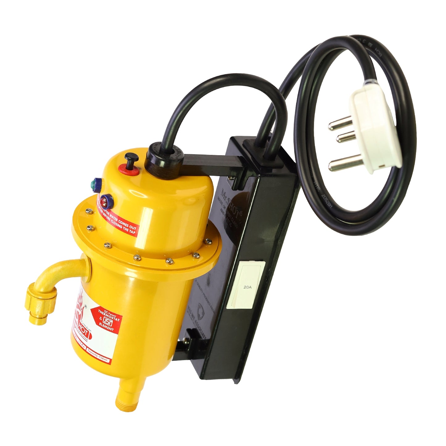 Mr.SHOT® Prime | Premium 3000W model with built-in ON/OFF switch | Orange
