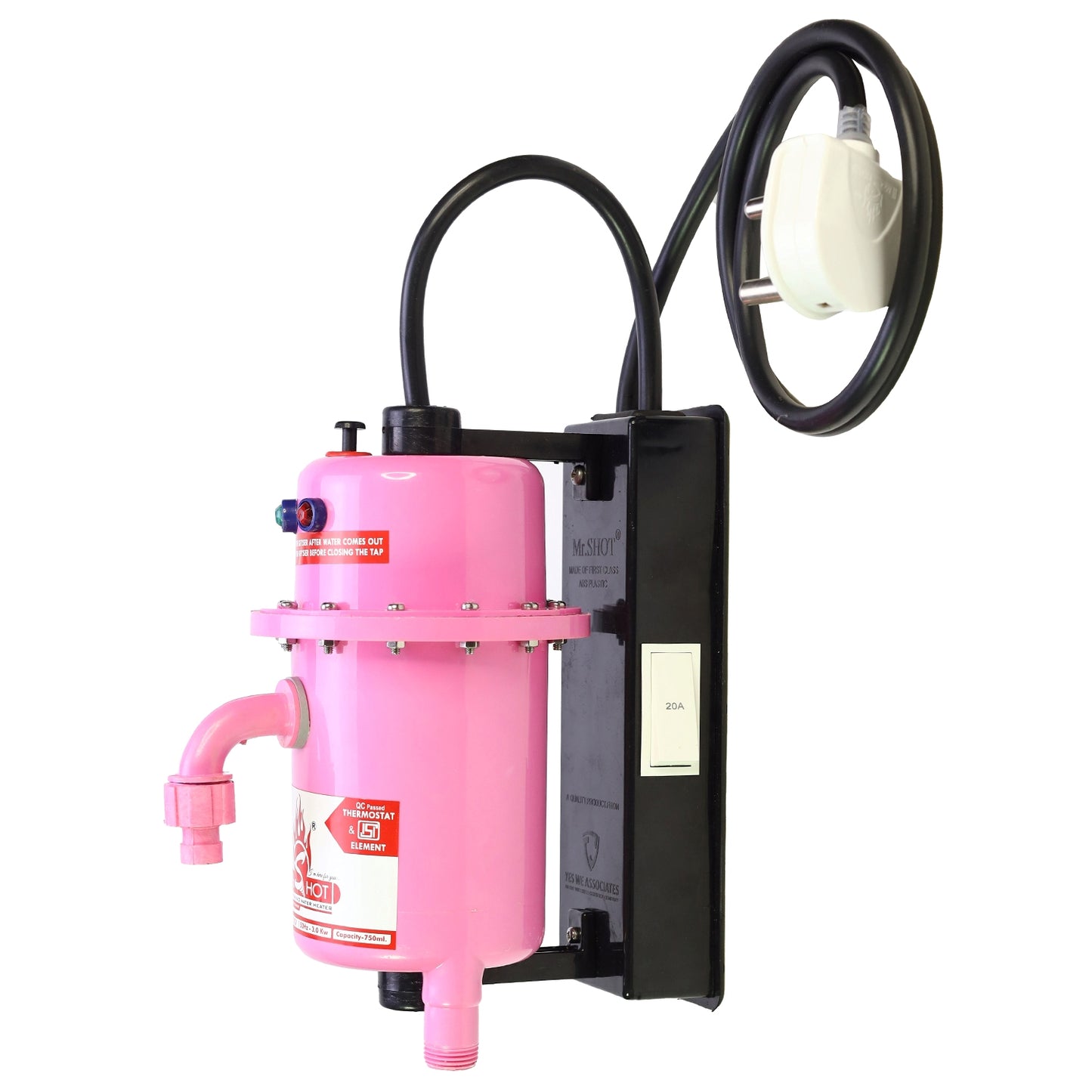 Mr.SHOT® Prime | Premium 3000W model with built-in ON/OFF switch | Rose