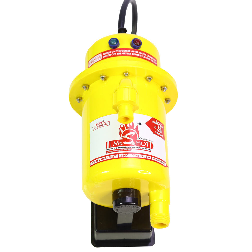 Mr.SHOT® Prime | Premium 3000W model with built-in ON/OFF switch | YELLOW