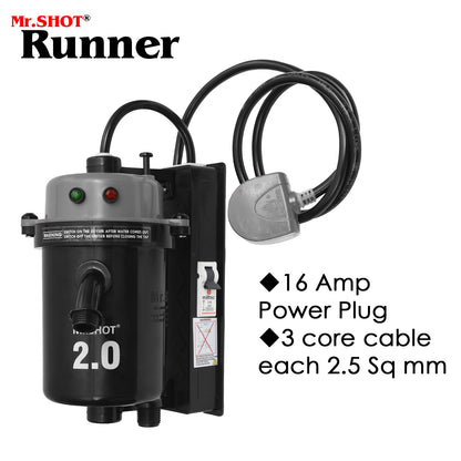 Mr.SHOT® 2.0 Runner | Dual Thermostat model with built-in MCB | DARK GREY