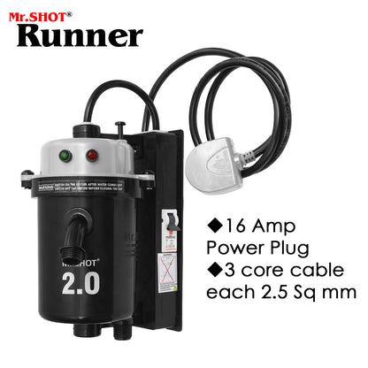 Mr.SHOT® 2.0 Runner | Dual Thermostat model with built-in MCB | METALLIC GREY