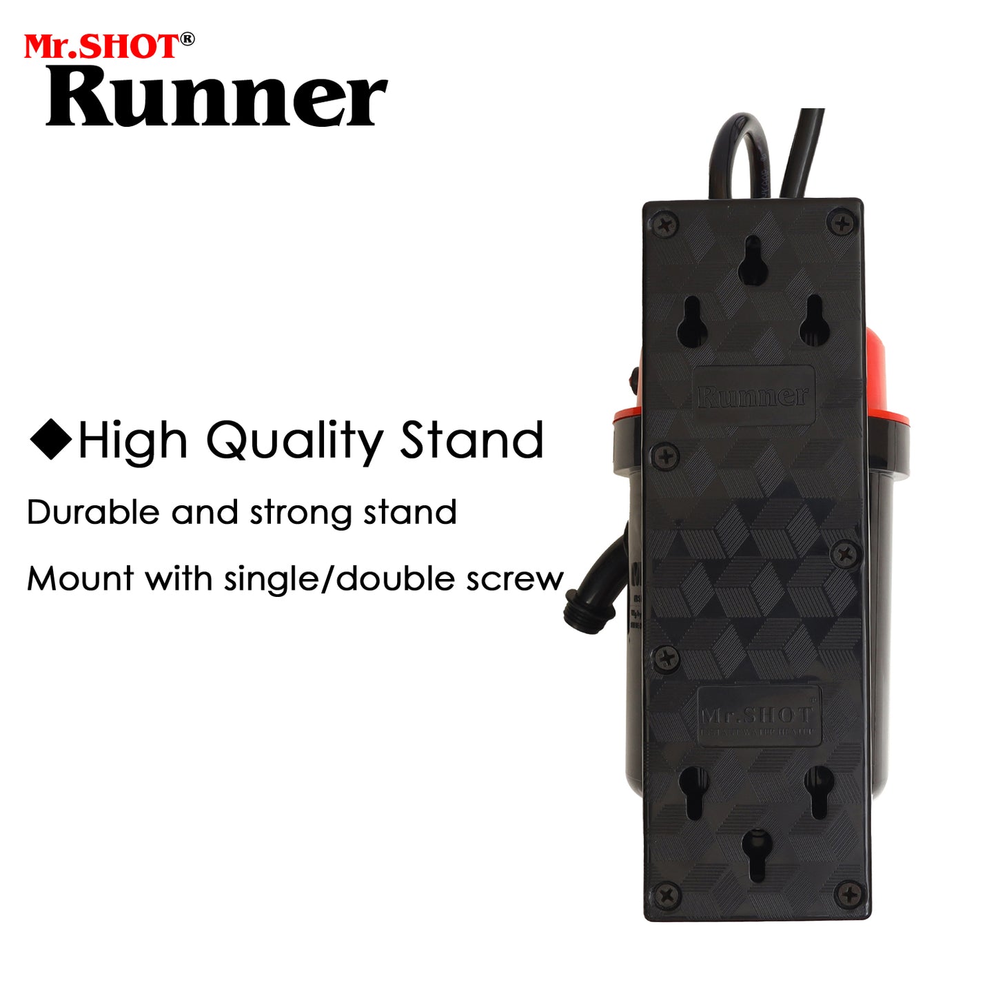 Mr.SHOT® 2.0 Runner | Dual Thermostat model with built-in MCB – RED