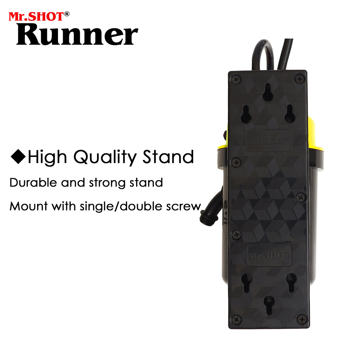 Mr.SHOT® 2.0 Runner | Dual Thermostat model with built-in MCB | YELLOW