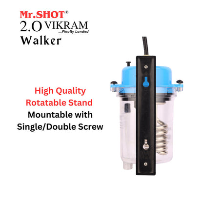 Mr.SHOT® Vikram Walker | Transparent instant water heater with engineering-grade polycarbonate body | BLUE