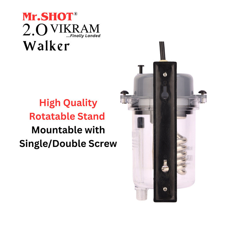 Mr.SHOT® Vikram Walker | Transparent instant water heater with engineering-grade polycarbonate body | DARK GREY