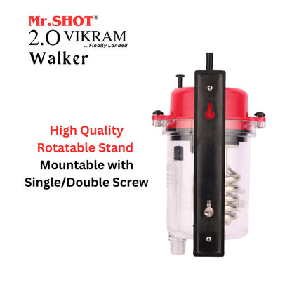 Mr.SHOT® Vikram Walker | Transparent instant water heater with engineering-grade polycarbonate body | DARK PINK