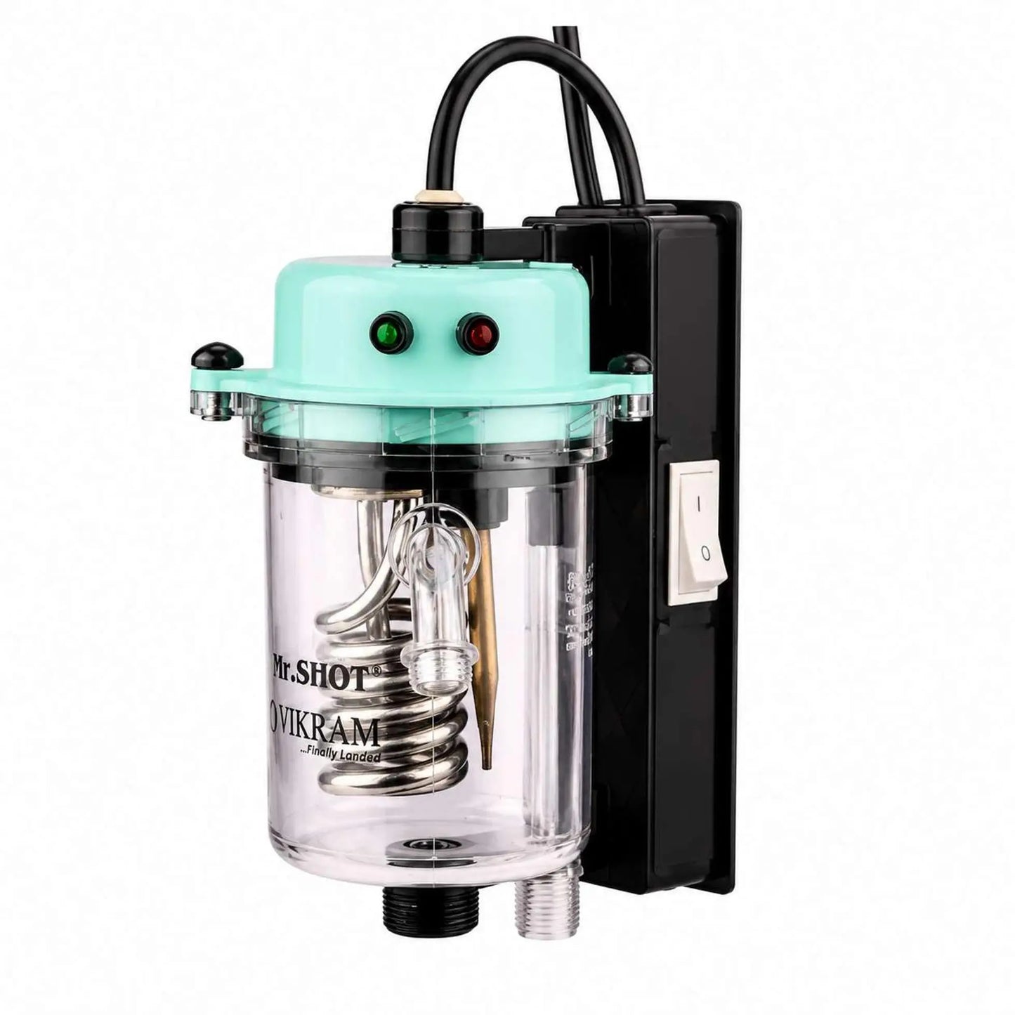 Mr.SHOT® Vikram Jogger Transparent model with built-in ON/OFF switch | GREEN