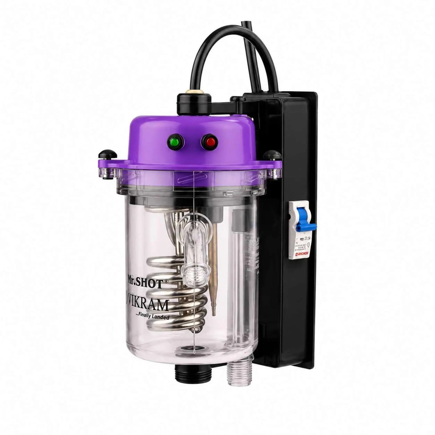Mr.SHOT® Vikram Runner | Transparent model with built-in MCB | VOILET
