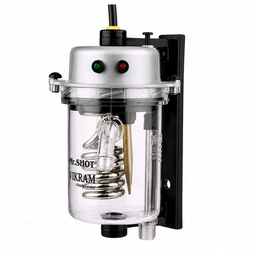 Mr.SHOT® Vikram Walker | Transparent instant water heater with engineering-grade polycarbonate body | METALLIC GREY