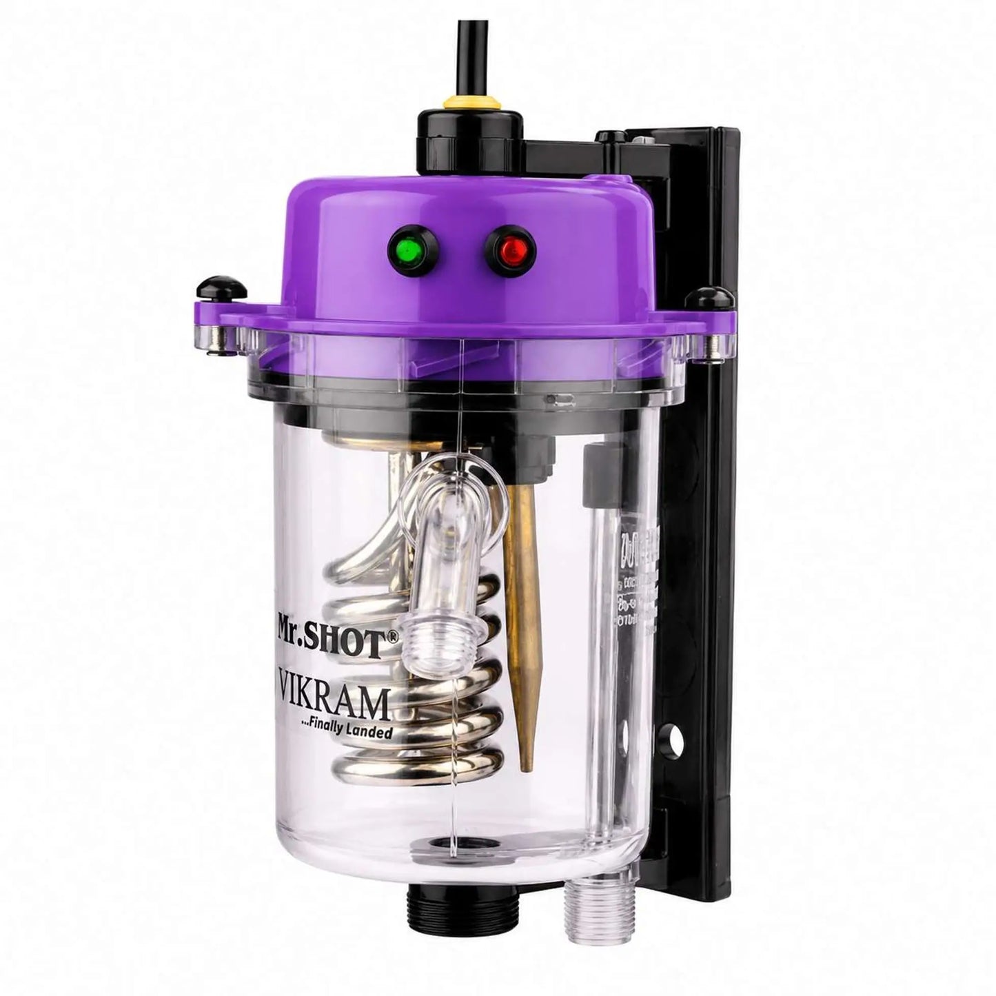 Mr.SHOT® Vikram Walker | Transparent instant water heater with engineering-grade polycarbonate body | VOILET