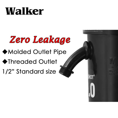 Mr.SHOT® 2.0 Walker | India's 1st Dual Thermostat Screwless Instant Water Heater | Dark Grey